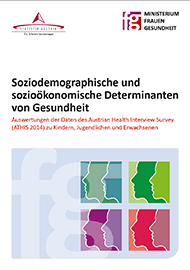 Vorschaubild zu 'Soziodemographische und sozioökonomische Determinanten von Gesundheit 2014'