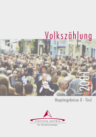 Vorschaubild zu 'Volkszählung 2001, Hauptergebnisse II - Tirol'